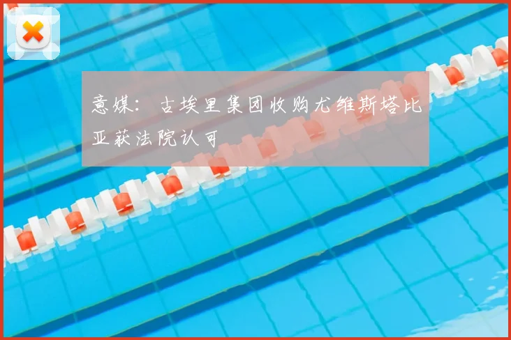 意媒:古埃里集团收购尤维斯塔比亚获法院认可